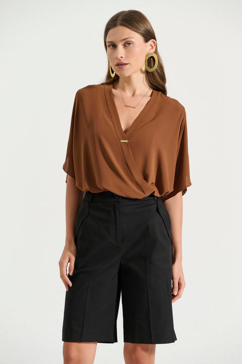 Βερμούδα βαμβακερή με λοξές τσέπες Bill Cost Χρώμα  Προσφορές 