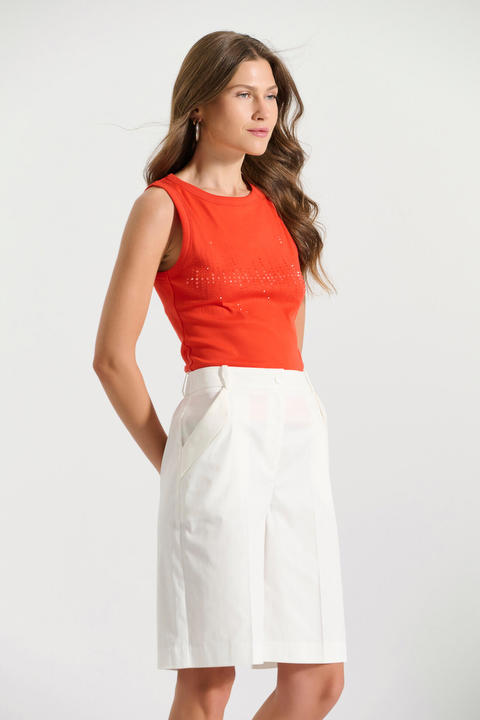 Βερμούδα βαμβακερή με λοξές τσέπες Bill Cost Χρώμα  Προσφορές 