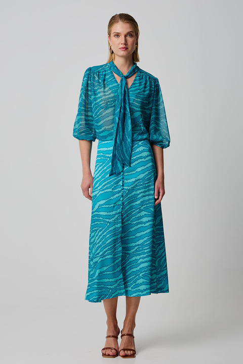 Φούστα midi animal print Bill Cost Προσφορές 