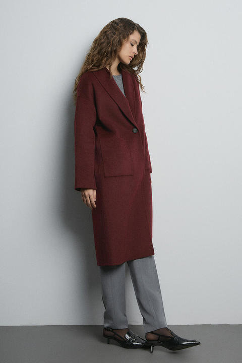 Ημίπαλτο oversized Bill Cost Χρώμα  Outlet 