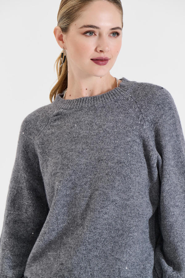  Μπλούζα πλεκτή με Λαμπερές Λεπτομέρειες Bill Cost Χρώμα  Promotions 