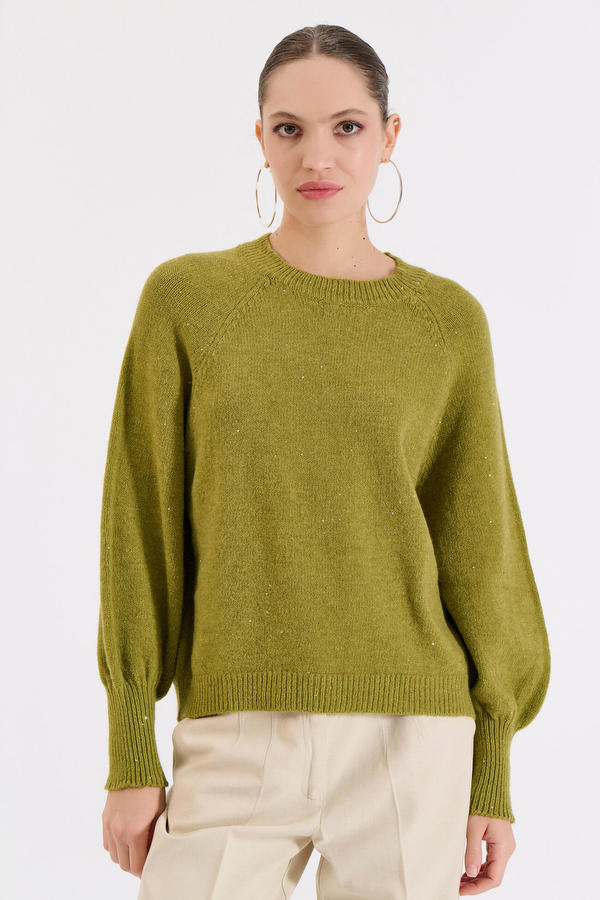  Μπλούζα πλεκτή με Λαμπερές Λεπτομέρειες Bill Cost Χρώμα  Promotions 