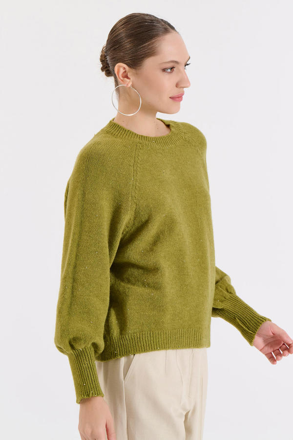  Μπλούζα πλεκτή με Λαμπερές Λεπτομέρειες Bill Cost Χρώμα  Promotions 