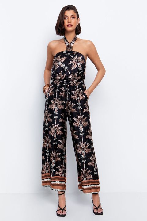 Παντελόνι με κορδόνι σατινέ εμπριμέ Toi & Moi Προσφορές 