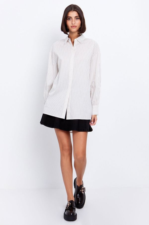Πουκάμισο ασύμετρο με ρίγες Toi & Moi Promotions 