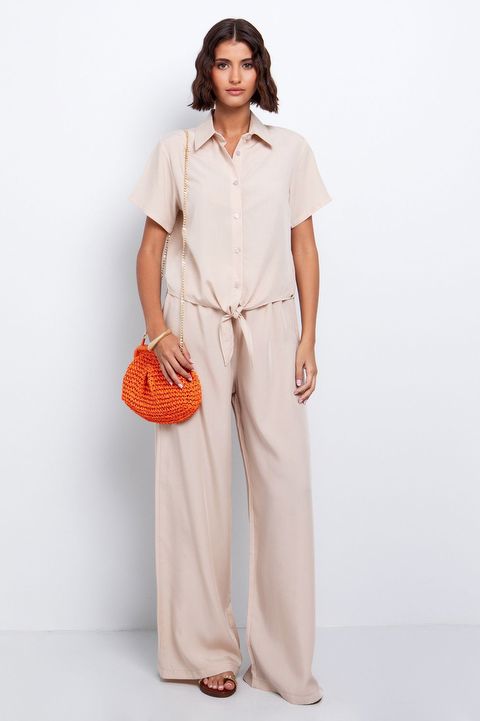 Πουκάμισο κοντομάνικο με κόμπο Toi & Moi Προσφορές 