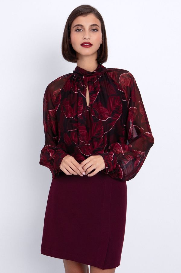 Μπλούζα εμπριμέ viscose-μετάξι Toi & Moi Promotions 