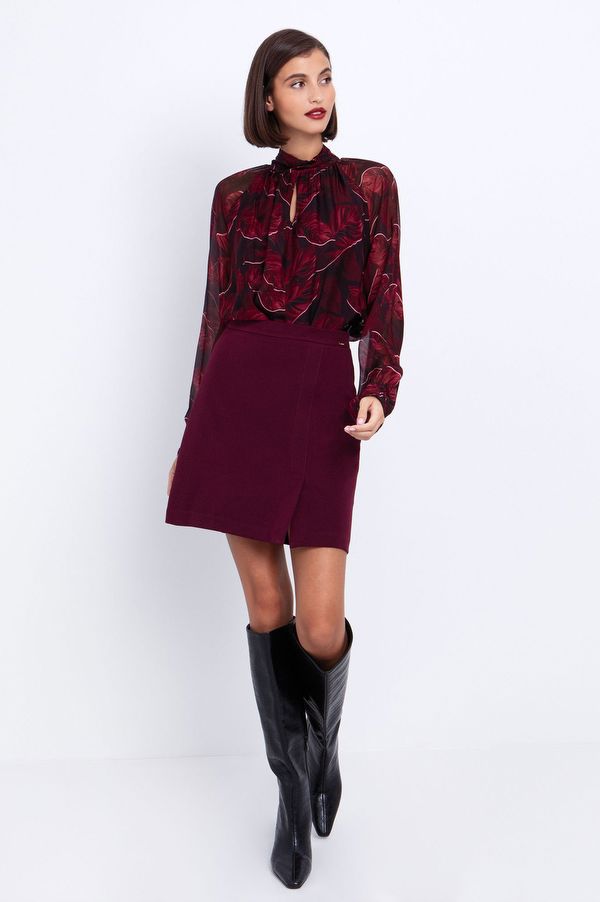 Μπλούζα εμπριμέ viscose-μετάξι Toi & Moi Promotions 