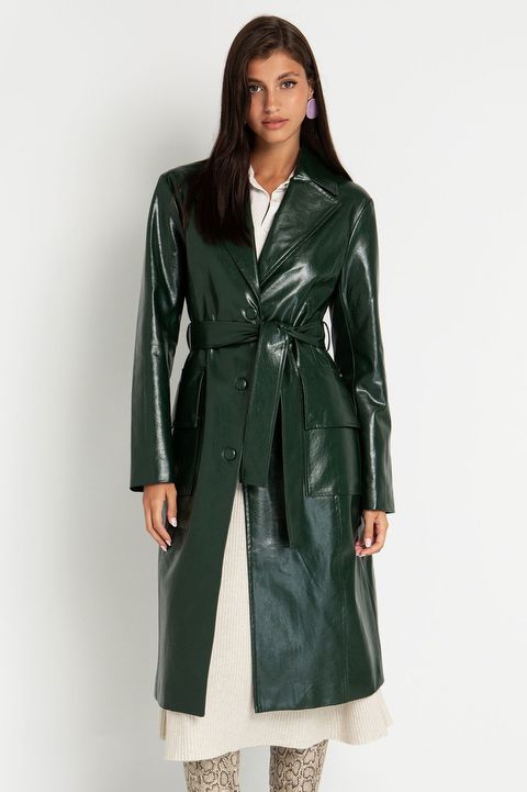 Καμπαρτίνα trench απο δερματίνη Toi & Moi Outlet 