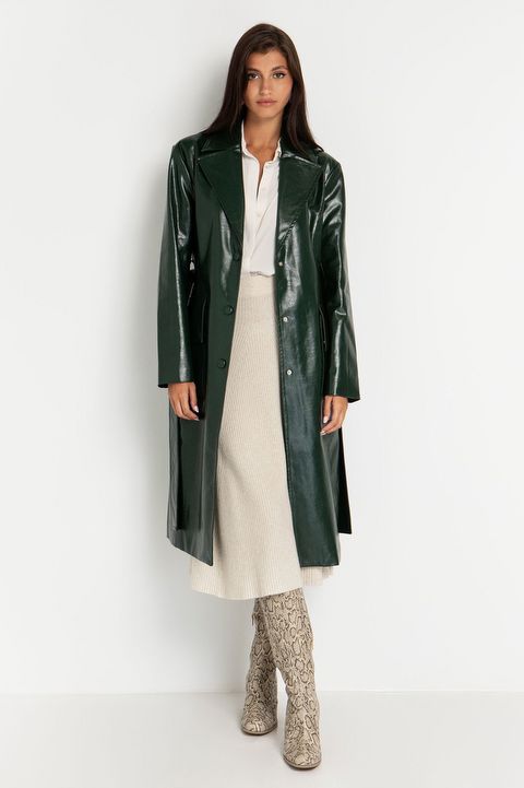 Καμπαρτίνα trench απο δερματίνη Toi & Moi Outlet 