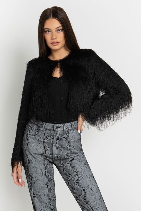 Jacket με κρόσσια Toi & Moi Outlet 