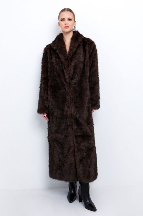Γούνα Oversized μακριά faux Toi & Moi Χρώμα  Outlet 