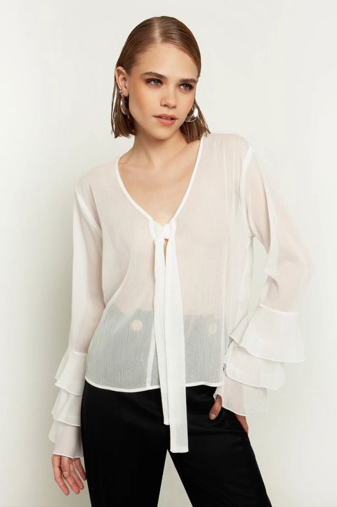 Μπλούζα ruffle  λούρεξ  Toi & Moi Outlet 