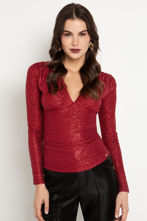 Τοπ sparkly Toi &Moi Χρώμα  Outlet 