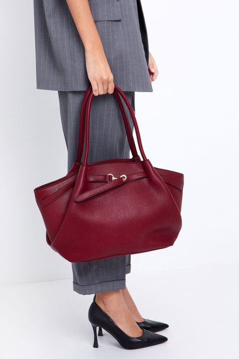 Τσάντα Tote με μεταλλική λεπτομέρεια Toi & Moi Outlet 