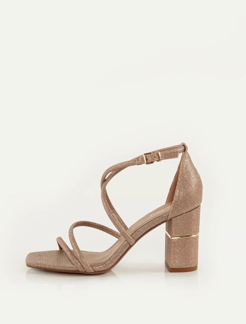 High heel sandals with glitter Outlet 